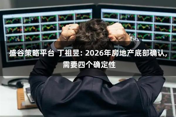 盛谷策略平台 丁祖昱: 2026年房地产底部确认, 需要四个确定性